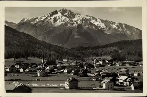 Ak Seefeld in Tirol, schöne Detailansicht