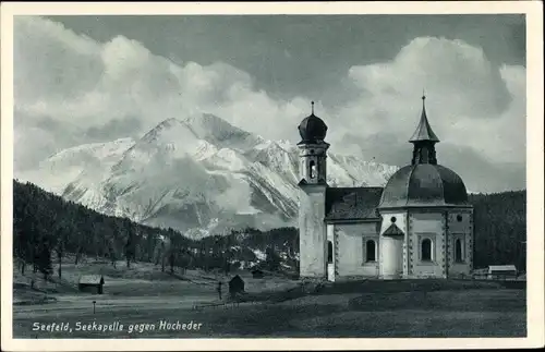 Ak Seefeld in Tirol, schöne Detailansicht