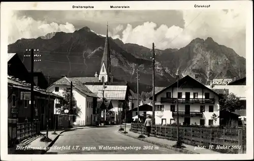 Ak Seefeld in Tirol, schöne Detailansicht