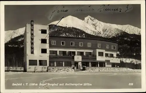 Ak Seefeld in Tirol, schöne Detailansicht