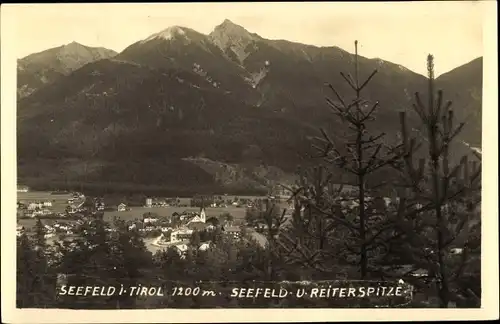 Ak Seefeld in Tirol, schöne Detailansicht