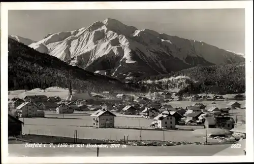 Ak Seefeld in Tirol, schöne Detailansicht