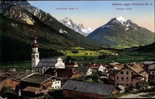 Ak Fulpmes in Tirol, schöne Detailansicht