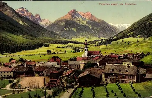 Ak Fulpmes in Tirol, schöne Detailansicht