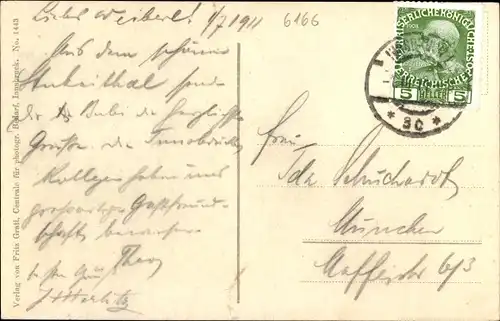 Ak Fulpmes in Tirol, schöne Detailansicht