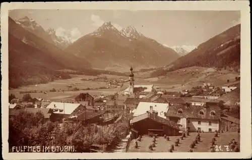 Ak Fulpmes in Tirol, schöne Detailansicht