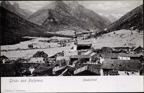 Ak Fulpmes in Tirol, schöne Detailansicht