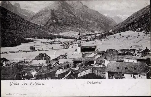 Ak Fulpmes in Tirol, schöne Detailansicht