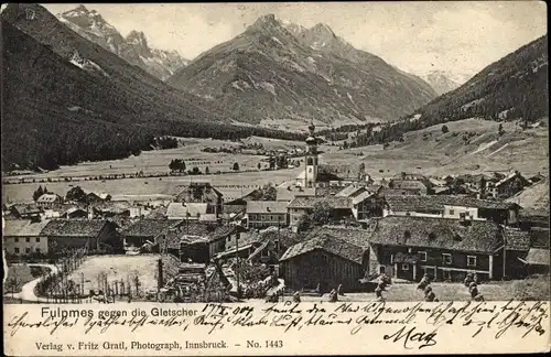 Ak Fulpmes in Tirol, schöne Detailansicht
