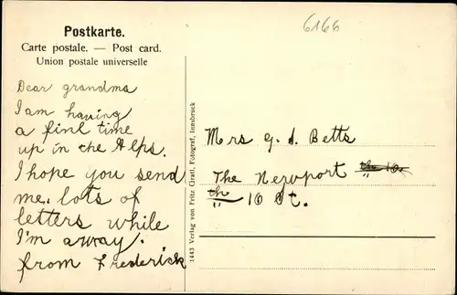 Ak Fulpmes in Tirol, schöne Detailansicht