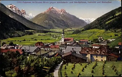 Ak Fulpmes in Tirol, schöne Detailansicht