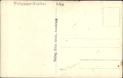 Ak Fulpmes in Tirol, schöne Detailansicht