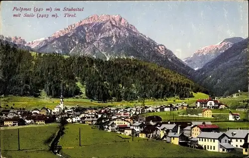 Ak Fulpmes in Tirol, schöne Detailansicht