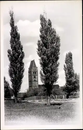 Foto Ak Vöhringen an der Iller in Bayr. Schwaben, Teilansicht vom Ort