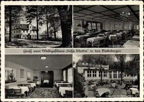Ak Auetal im Kreis Schaumburg, Ansichten vom Waldgasthaus Süße Mutter, Inh. F. Schiller