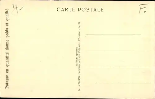 Ak Staffelfelden Elsass Haut Rhin, Mines Domaniales de Potasses d'Alsace, Mine Marie Louise, Zeche