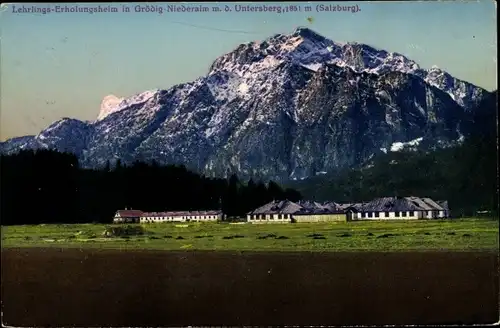 Ak Großgmain in Salzburg, schöne Detailansicht