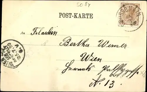 Ak Großgmain in Salzburg, schöne Detailansicht