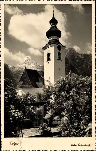 Ak Lofer in Salzburg, schöne Detailansicht