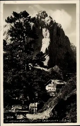 Ak Scharnitz in Tirol, schöne Detailansicht