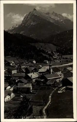 Ak Scharnitz in Tirol, schöne Detailansicht