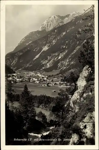 Ak Scharnitz in Tirol, schöne Detailansicht