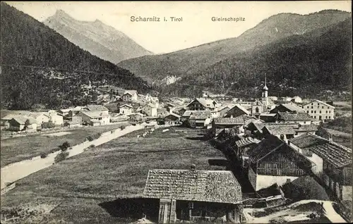 Ak Scharnitz in Tirol, schöne Detailansicht