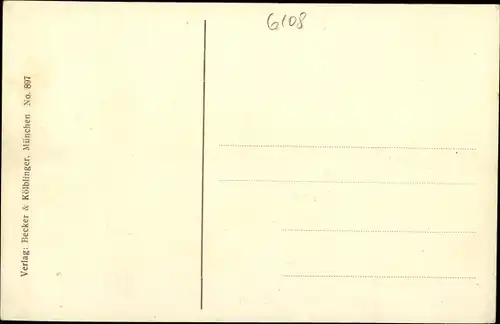 Ak Scharnitz in Tirol, schöne Detailansicht