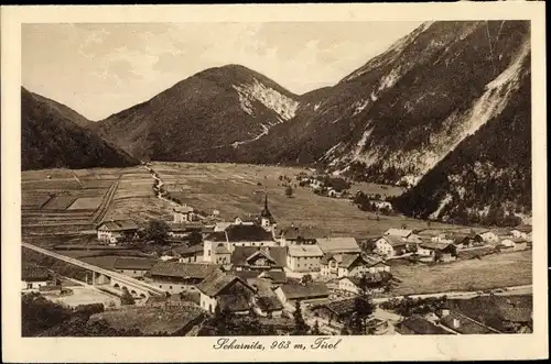 Ak Scharnitz in Tirol, schöne Detailansicht