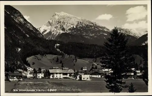 Ak Scharnitz in Tirol, schöne Detailansicht