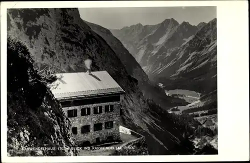 Ak Scharnitz in Tirol, schöne Detailansicht