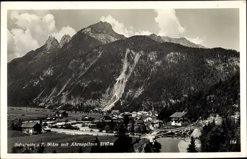Ak Scharnitz in Tirol, schöne Detailansicht