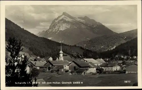 Ak Scharnitz in Tirol, schöne Detailansicht