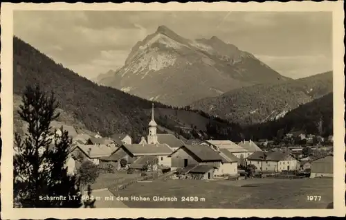 Ak Scharnitz in Tirol, schöne Detailansicht