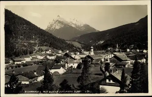 Ak Scharnitz in Tirol, schöne Detailansicht