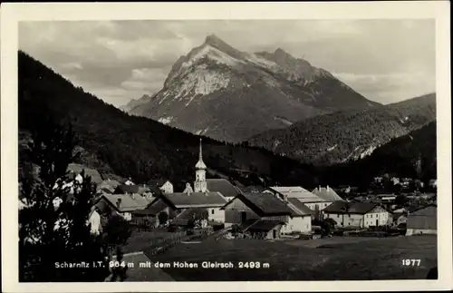 Ak Scharnitz in Tirol, schöne Detailansicht