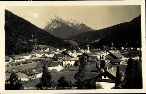 Ak Scharnitz in Tirol, schöne Detailansicht