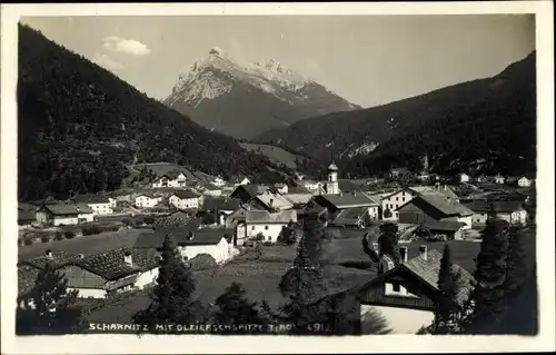 Ak Scharnitz in Tirol, schöne Detailansicht