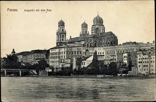 Ak Passau in Niederbayern, schöne Detailansicht