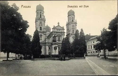 Ak Passau in Niederbayern, schöne Detailansicht