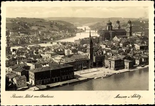 Ak Passau in Niederbayern, schöne Detailansicht