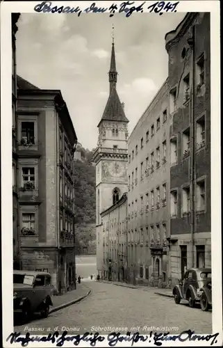 Ak Passau in Niederbayern, schöne Detailansicht