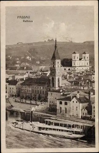 Ak Passau in Niederbayern, schöne Detailansicht