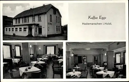 Ak Hanerau Hademarschen in Schleswig Holstein, Kaffee Egge, Innenansichten