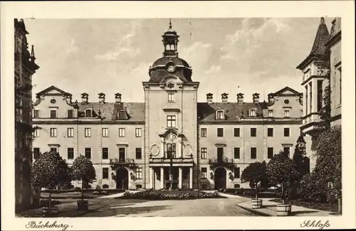 Ak Bückeburg Kreis Schaumburg Niedersachsen, Blick auf das Schloss