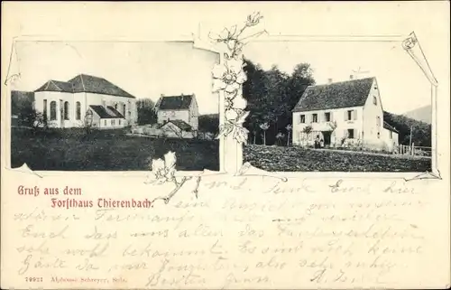 Ak Soultz Haut Rhin Sulz Elsass Haut Rhin, Forsthaus Thierenbach