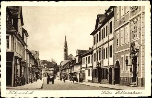 Ak Heilbad Heiligenstadt Eichsfeld Thüringen, Untere Wilhelmstraße