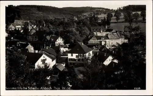 Ak Scheibe Alsbach Neuhaus am Rennweg Thüringen, Panoramaansicht vom Ort
