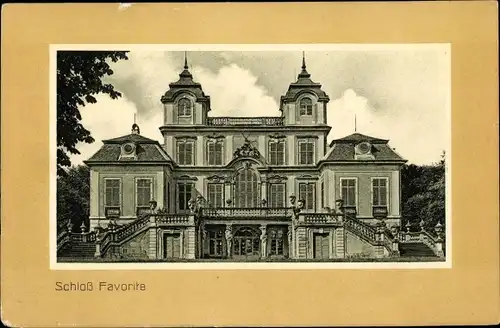 Passepartout Ak Ludwigsburg in Baden Württemberg, Schloss Favorite