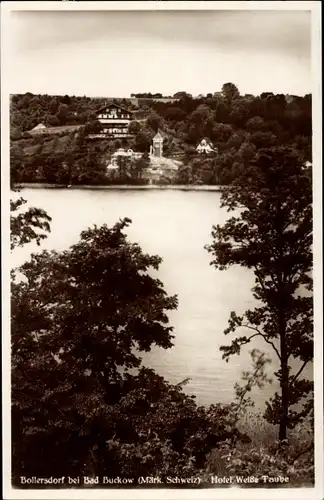 Ak Bollersdorf Oberbarnim im Landkreis Märkisch Oderland, Hotel Weiße Taube, Panorama